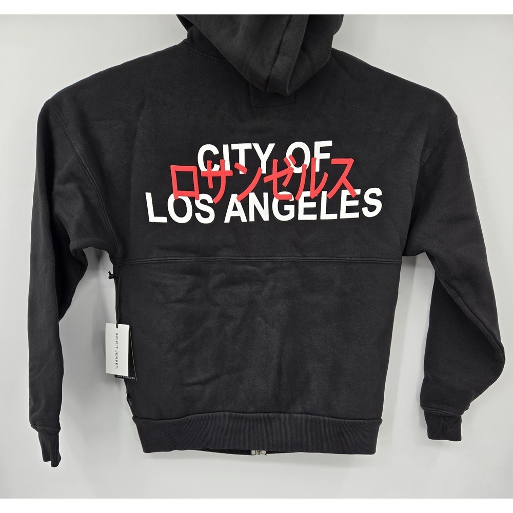 Spirit Jersey Hoodie Unisex‎ Small Full Zip  Quality City Of LOS ANGELES Chinese